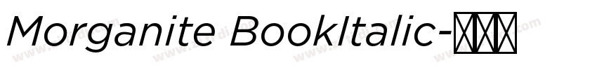 Morganite BookItalic字体转换